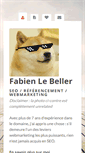 Mobile Screenshot of fabien-lebeller.fr
